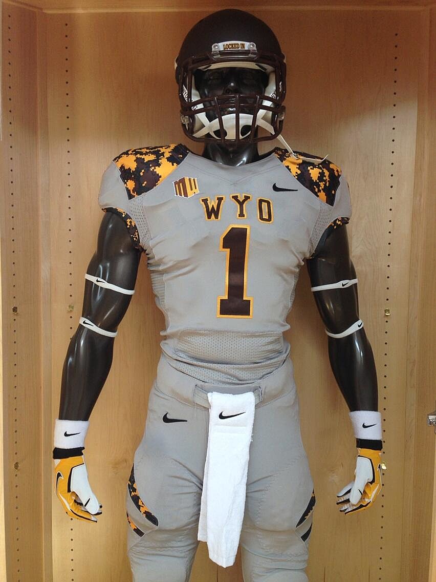 University of hot sale wyoming football jersey