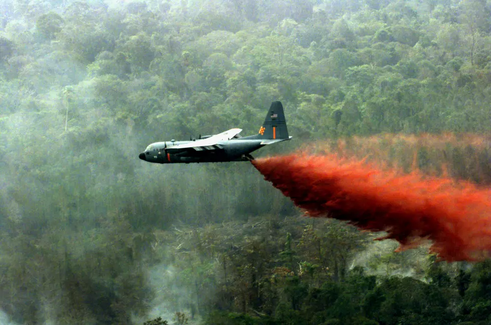 Guard Practices Aerial Firefighting