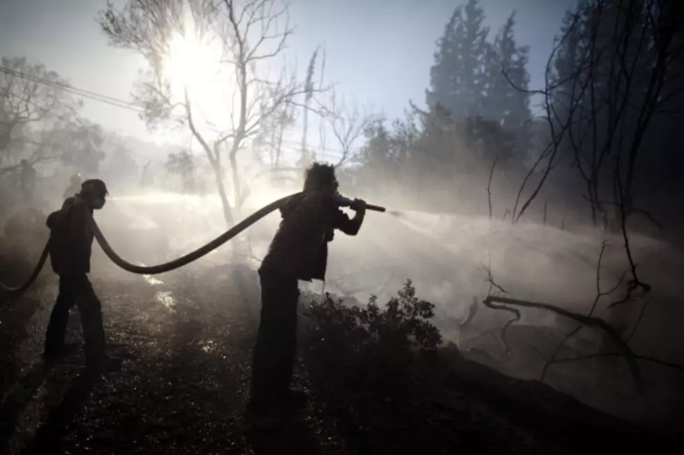 Human-Caused Fire Burning in Bridger-Teton National Forest