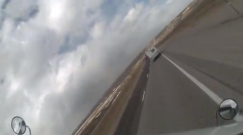 Wyoming Wind Topples Semi On I-80 [VIDEO]
