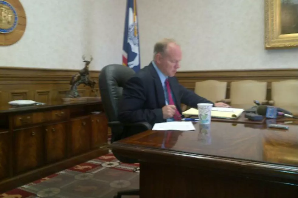 Budget Bill Signed By Governor Matt Mead