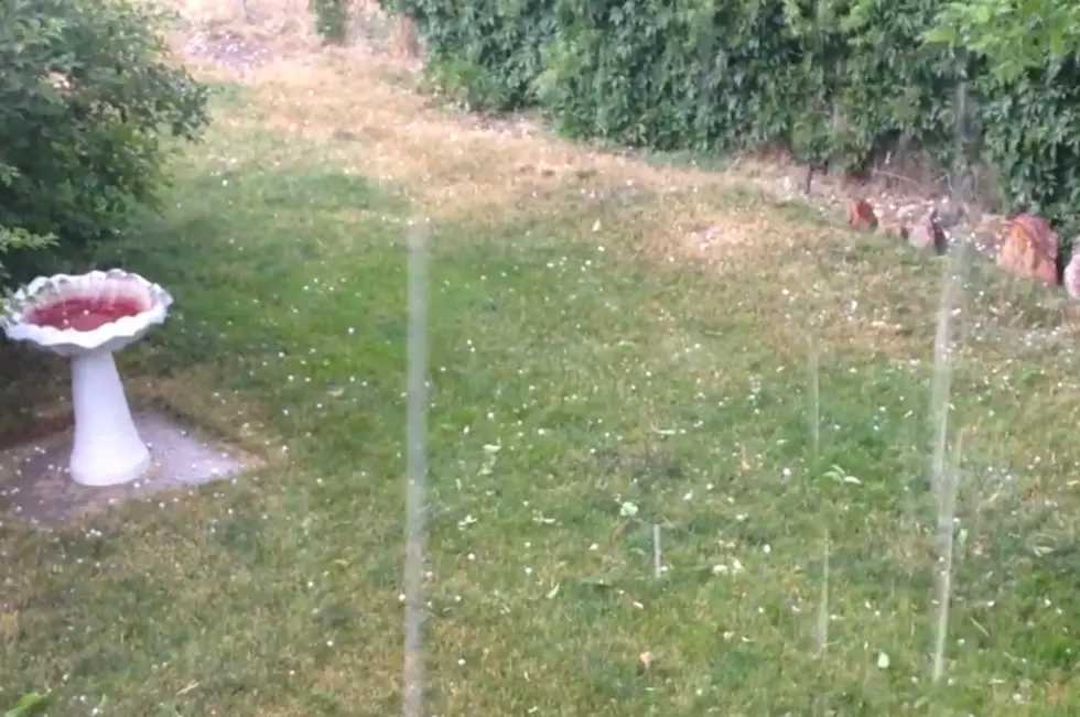 Hail Pounds Casper During Thunderstorm [VIDEO]