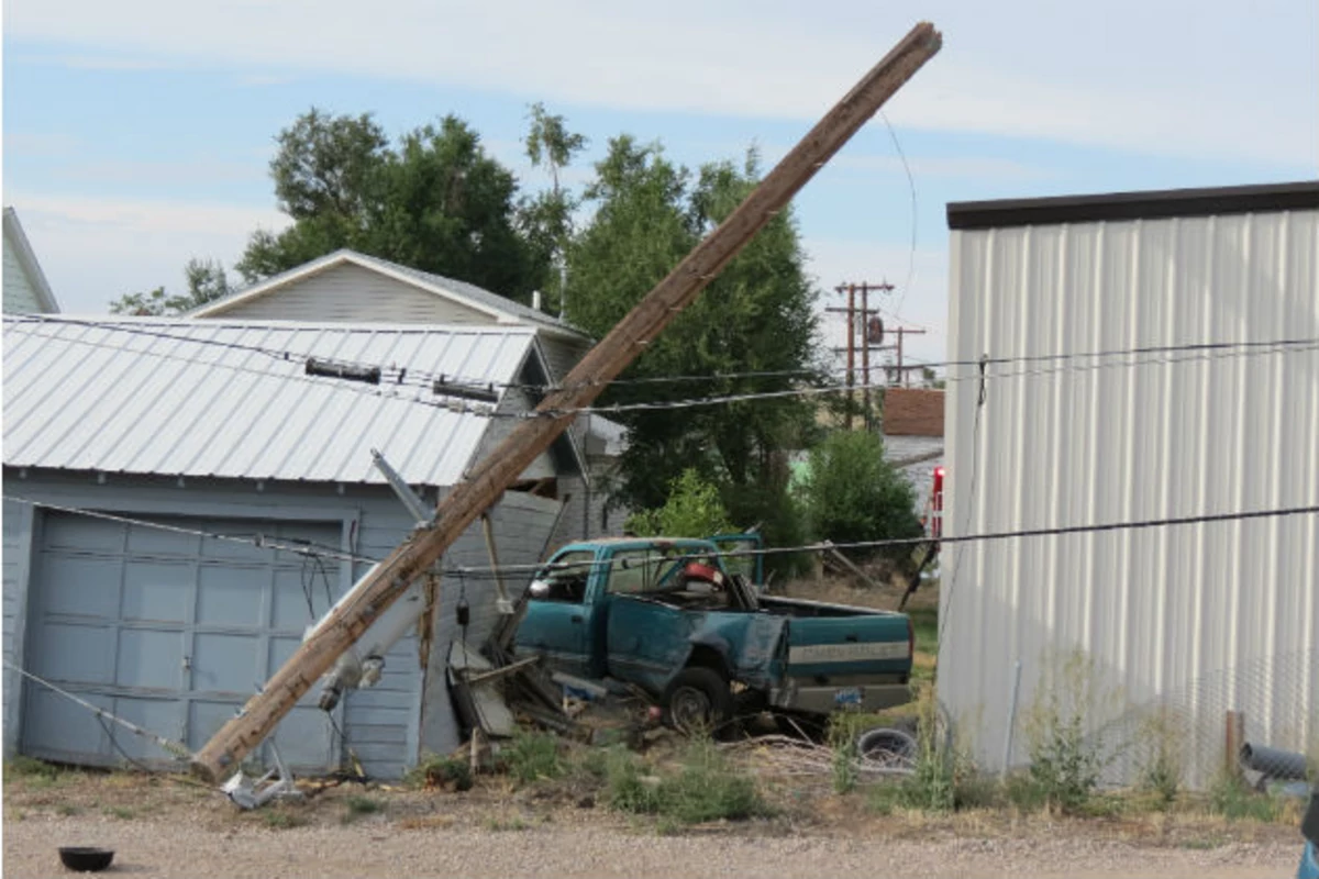 Pickup Truck Driver Crashes Knocks Out Power [photos]
