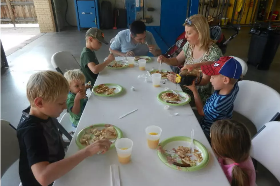 Casper Parade Attendees Feed On Early Pancake Breakfast