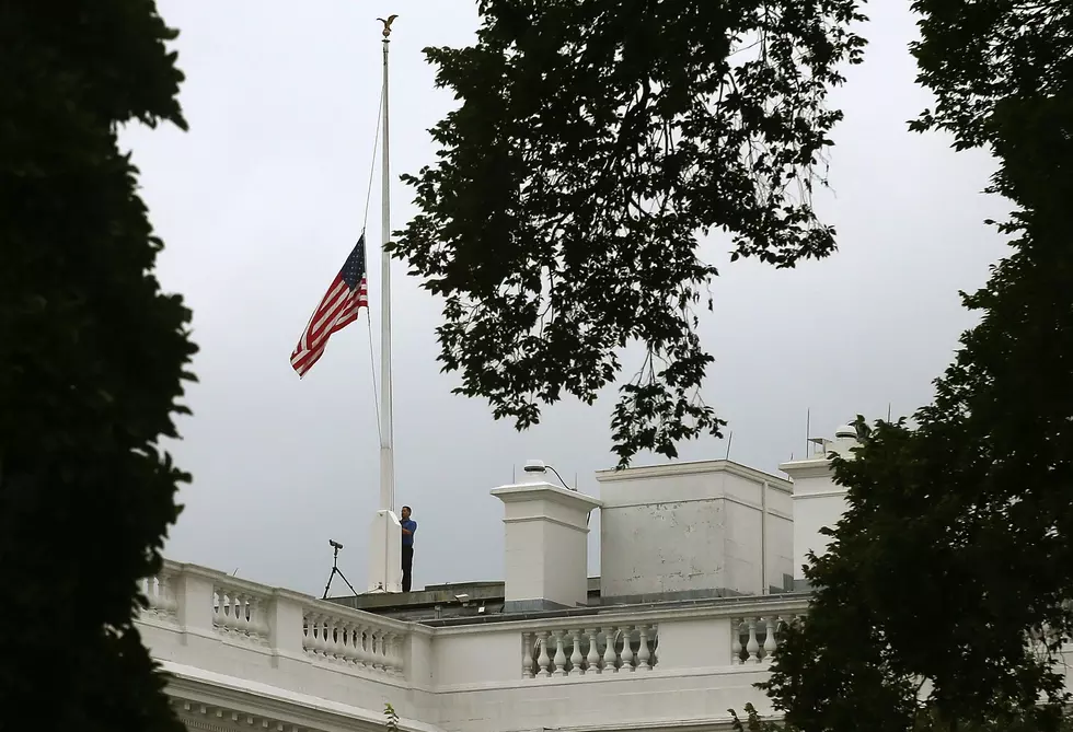 Casper, Wyoming Flags Fly At Half Staff To Honor Justice Scalia