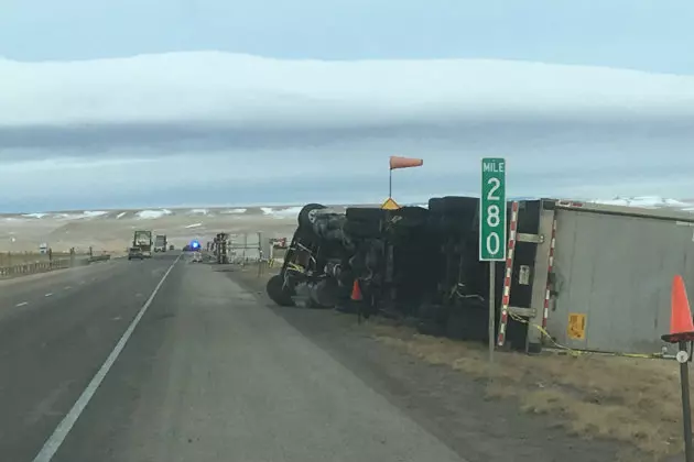 Wyoming Winds Cause Several Big-Rig Blow Overs
