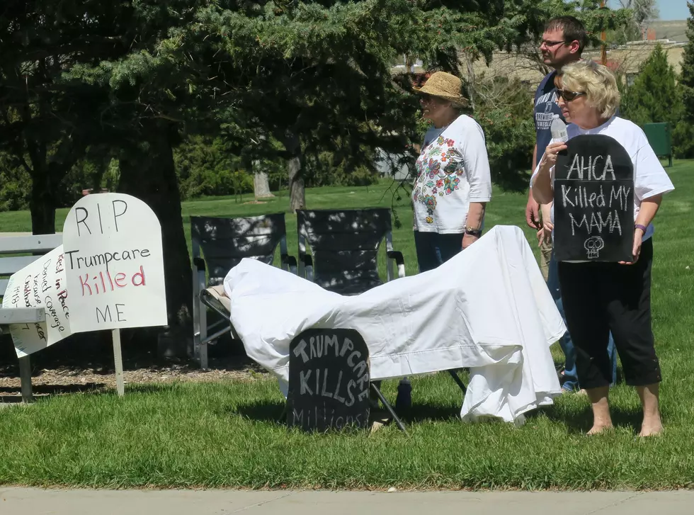Casper Residents Hold ‘Die-In’ To Protest Proposed Health Care Act