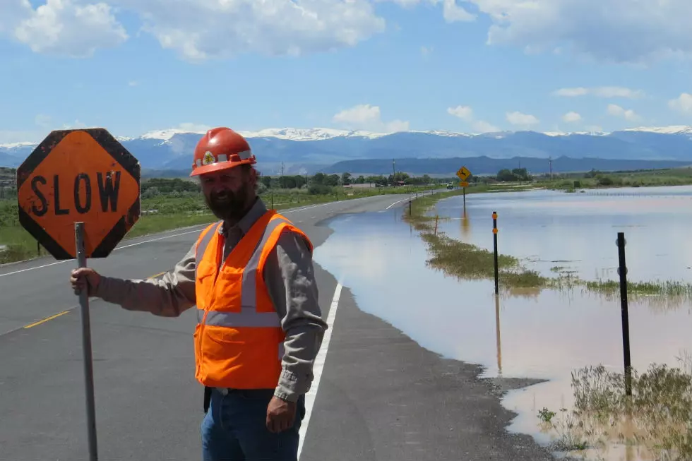 Highway 26 Near Riverton Reopens After Floodwaters Forced Closure