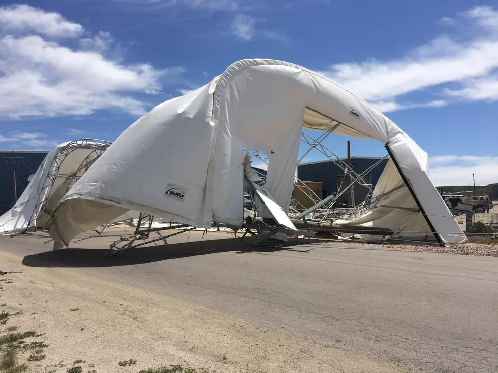 Wind Carries Portable Building Into Power Lines, Causes Outage Outside Casper [VIDEO]