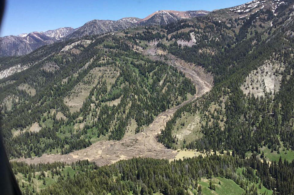 Remote Landslide Creates New Lake in Western Wyoming