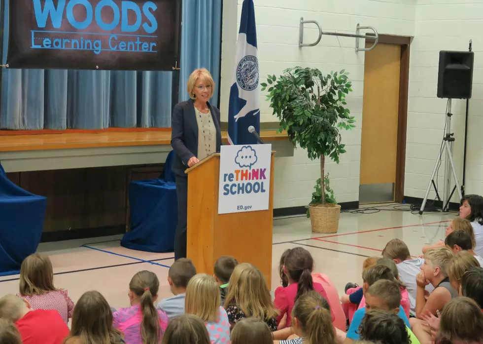 Education Secretary Betsy DeVos Praises Woods Learning Center In Casper