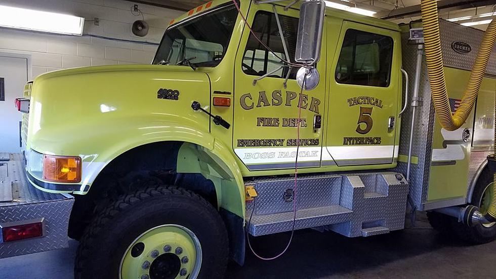 Fire Destroys Shed and Contents Near Downtown Casper on Saturday