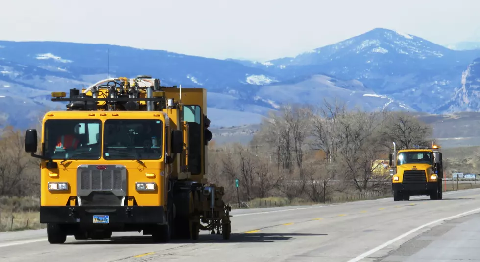 WYDOT: Watch For Striping Crews On Wyoming Highways