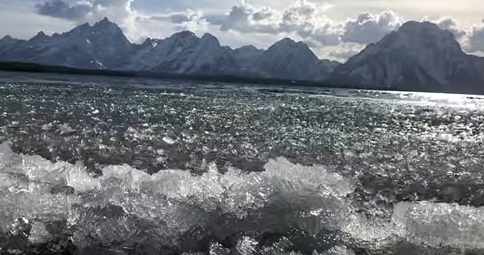 Jackson Lake &#8216;Ice Out&#8217; Creates Sparkling Beauty [VIDEO]