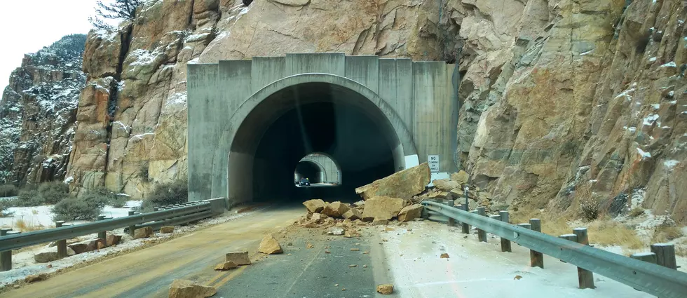 WYDOT Working To Clear Rock Slide West Of Cody