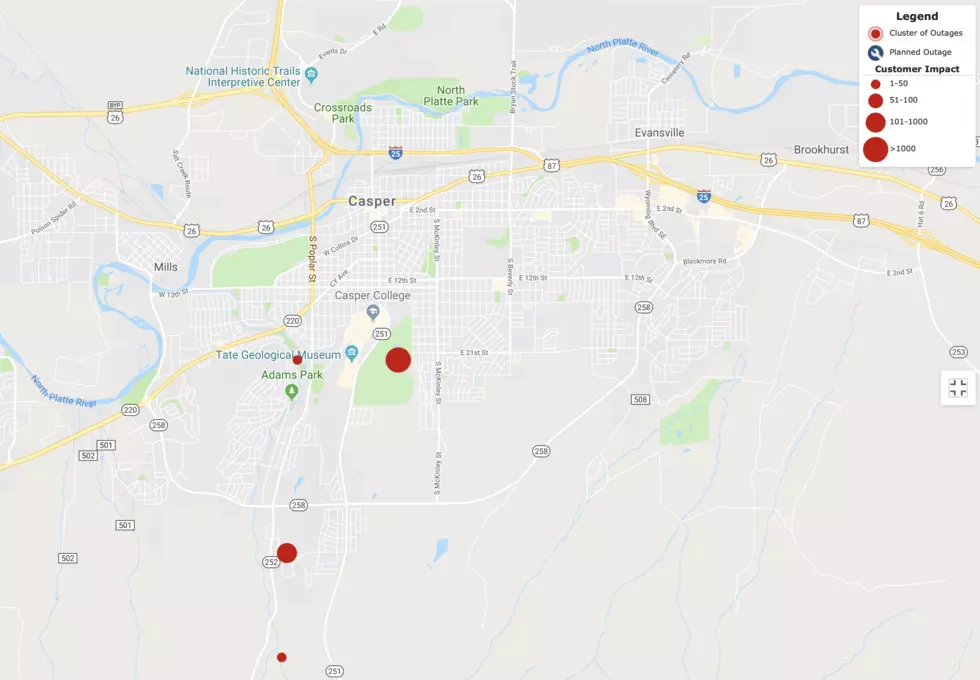 Power Outage Affects 2,600 Casper Customers