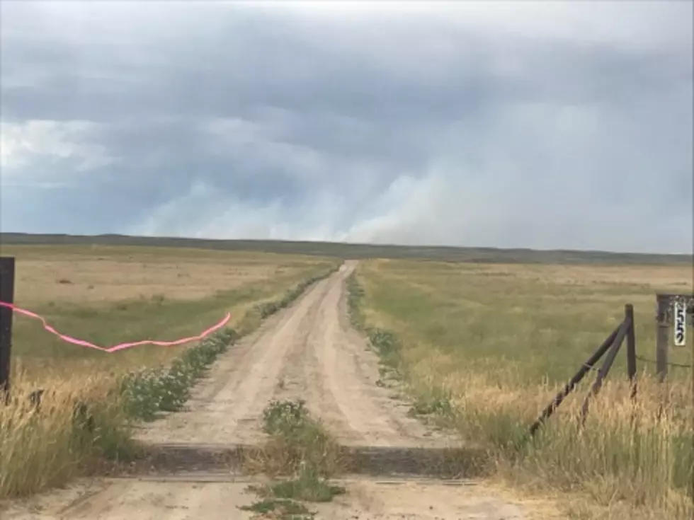 Lightning Causes Grass Fires West of N. Cole Creek Road