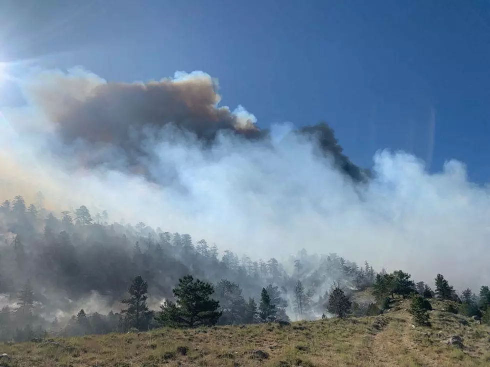Carbon County Sheriff Orders Road Evacuation; Pedro Mountain Fire Now 1,500 Acres
