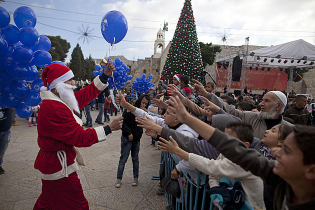 Thousands Mark Christmas in West Bank Town of Bethlehem