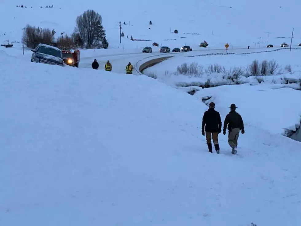 Avalanche Temporarily Blocks Highway Near Hoback Junction