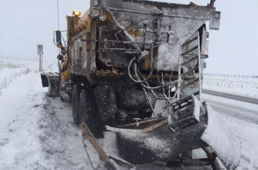 10 Snowplows Have Been Hit In Just One WYDOT District This Winter