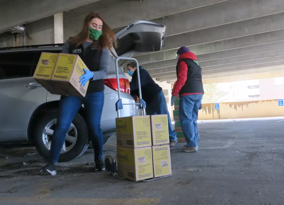 Girl Scouts Give Cookies to Casper Health Caregivers