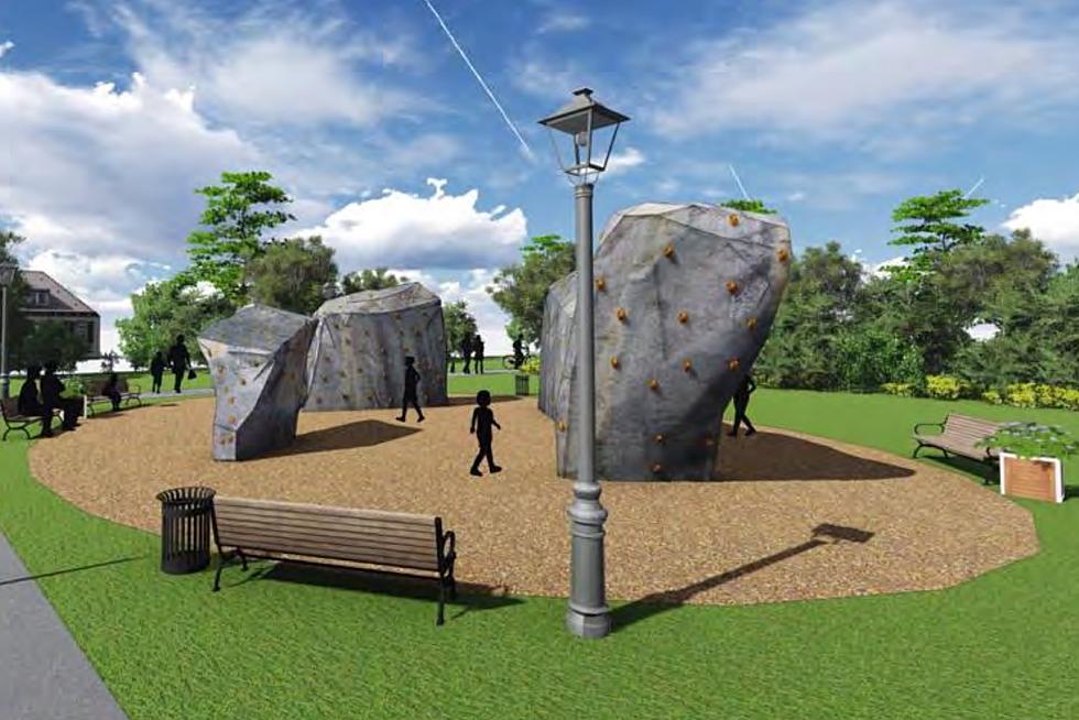 Rotary Club Donates &#8216;Bouldering Park&#8217; to Crossroads Park