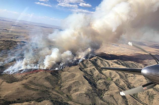Bradley Fire North of Rawlins 50% Contained; Evacuations Lifted