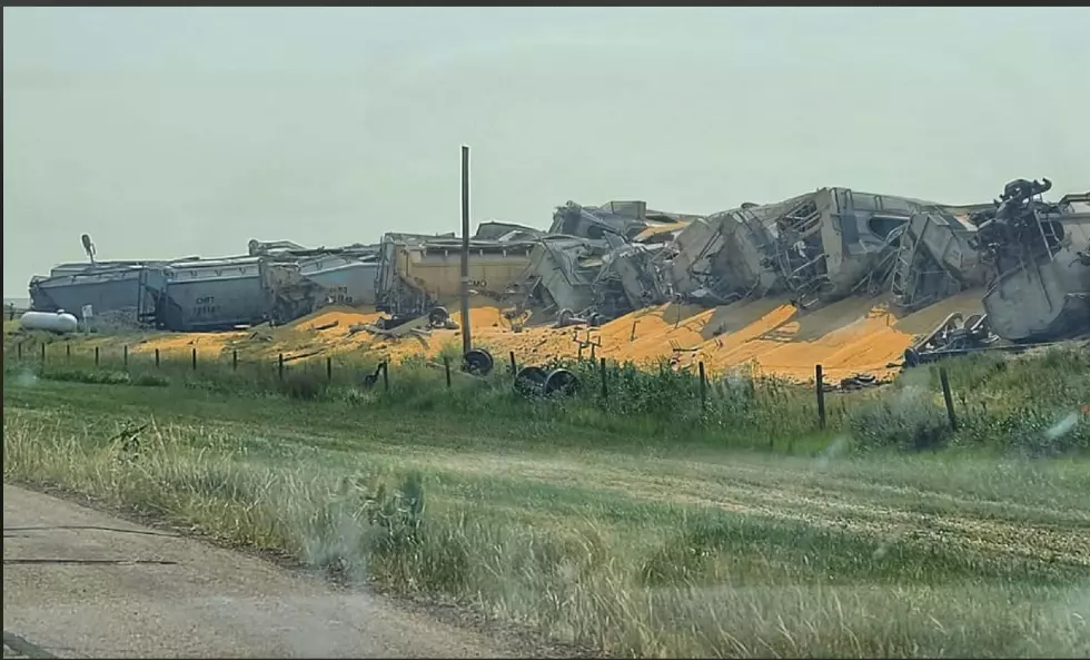 Union Pacific Train Derails Near Bosler, Spilling Grain