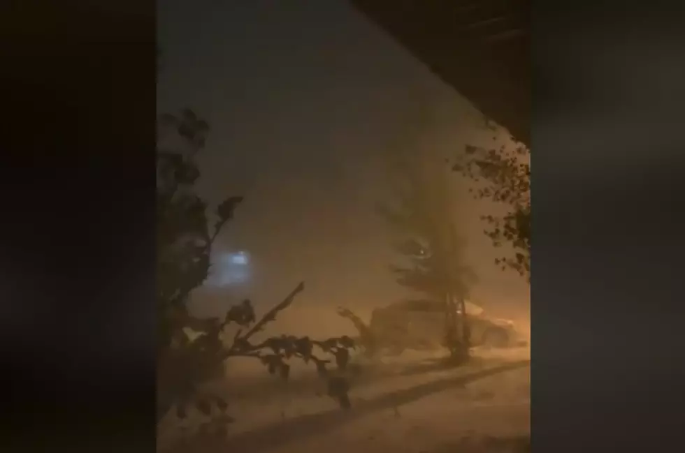 WATCH: Here’s What it Looked Like in Rock Springs During Storm