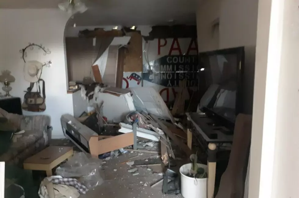 Photos Show Aftermath of Vehicle Crashing Into Wyoming Home