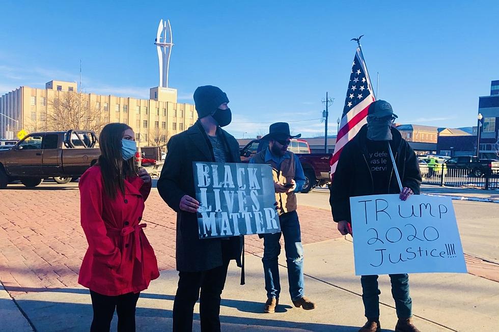 WATCH: Local Trump Supporters Gather Outside Natrona County Courthouse for ‘Peaceful Protest’