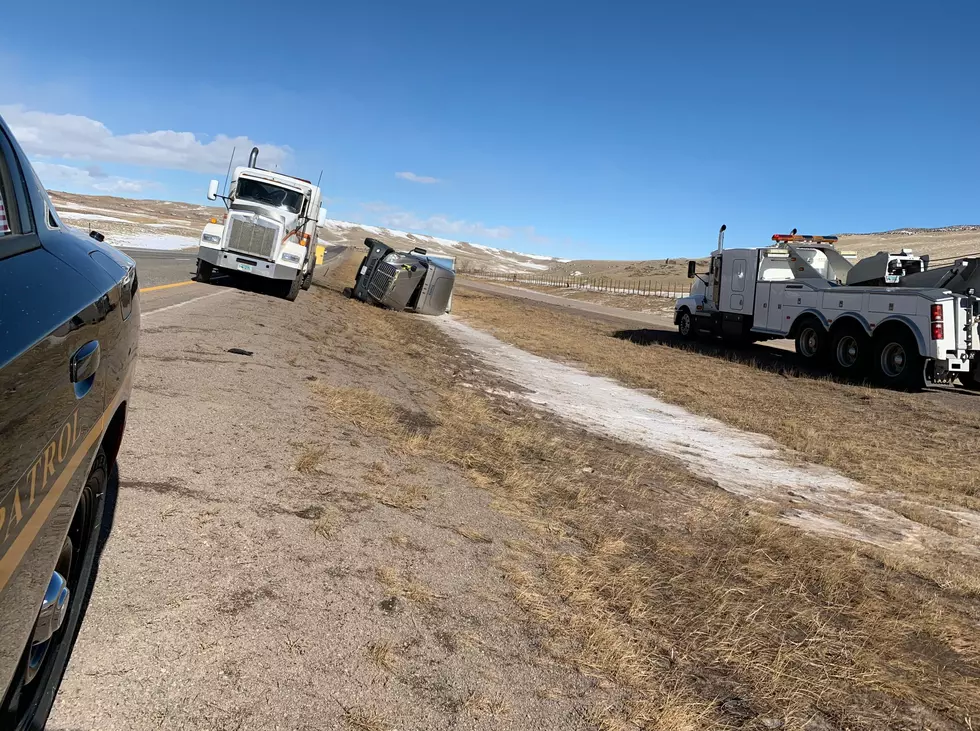 LOOK: Wyoming Highway Patrol Responding to Multiple Blow-Overs