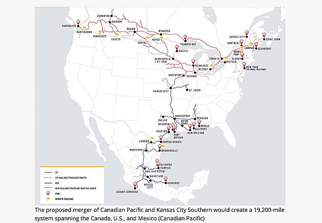 Canadian Pacific/Kansas City Southern Merger to Connect Canada, U.S., Mexico