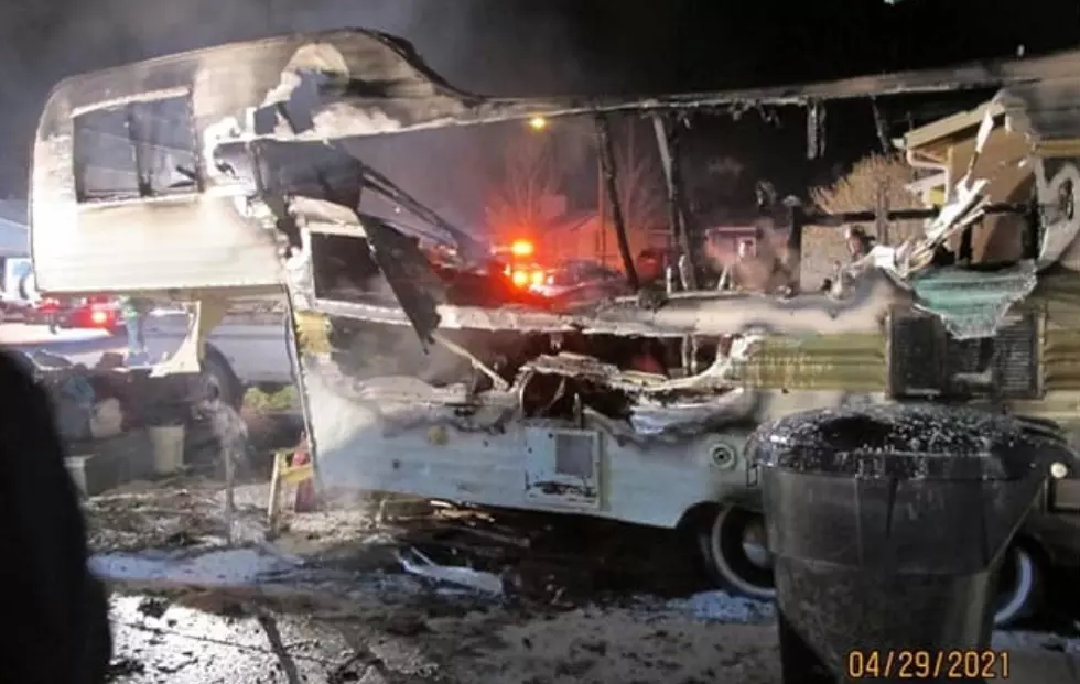 Fire Destroys Recreational Vehicle in West Casper