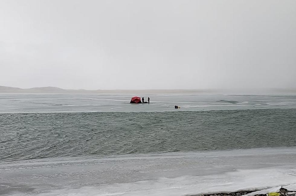 PHOTOS: Casper Man Rescues Fishermen After Ice Sheet Breaks From Shoreline at Pathfinder Reservoir