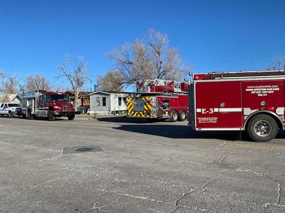 Structure Fire at Mobile Home on 10th and Poplar