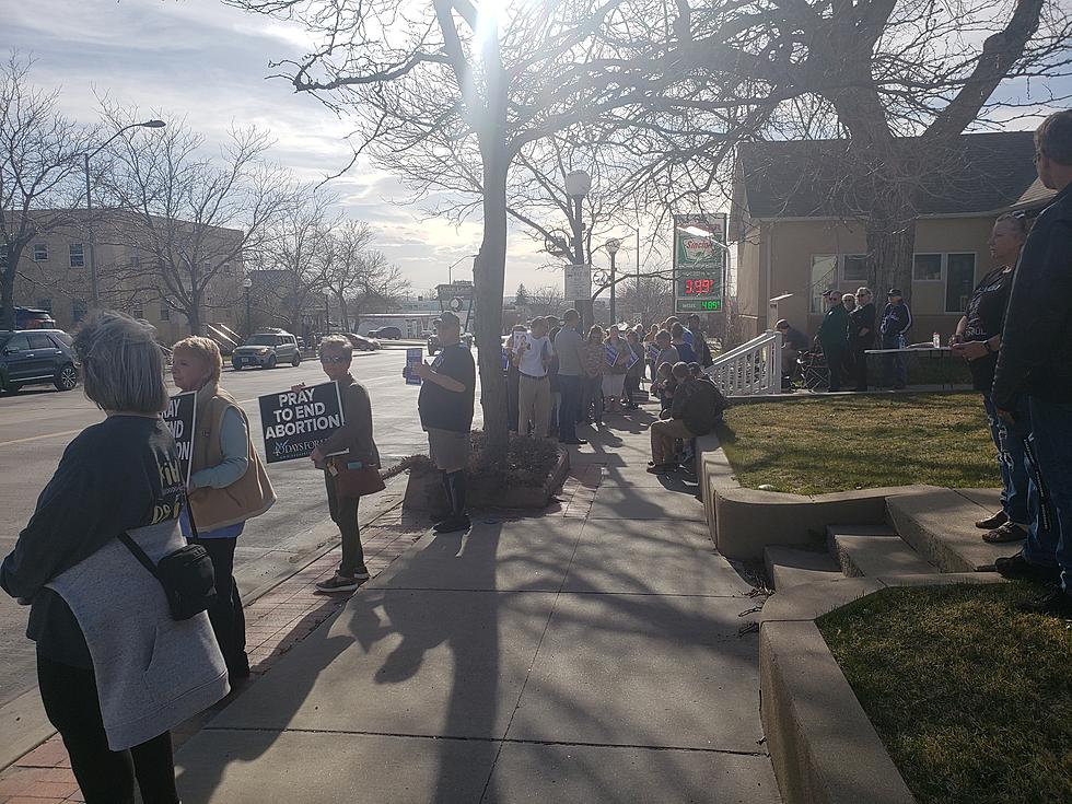 Protest Held in Front of Planned Casper Abortion Clinic