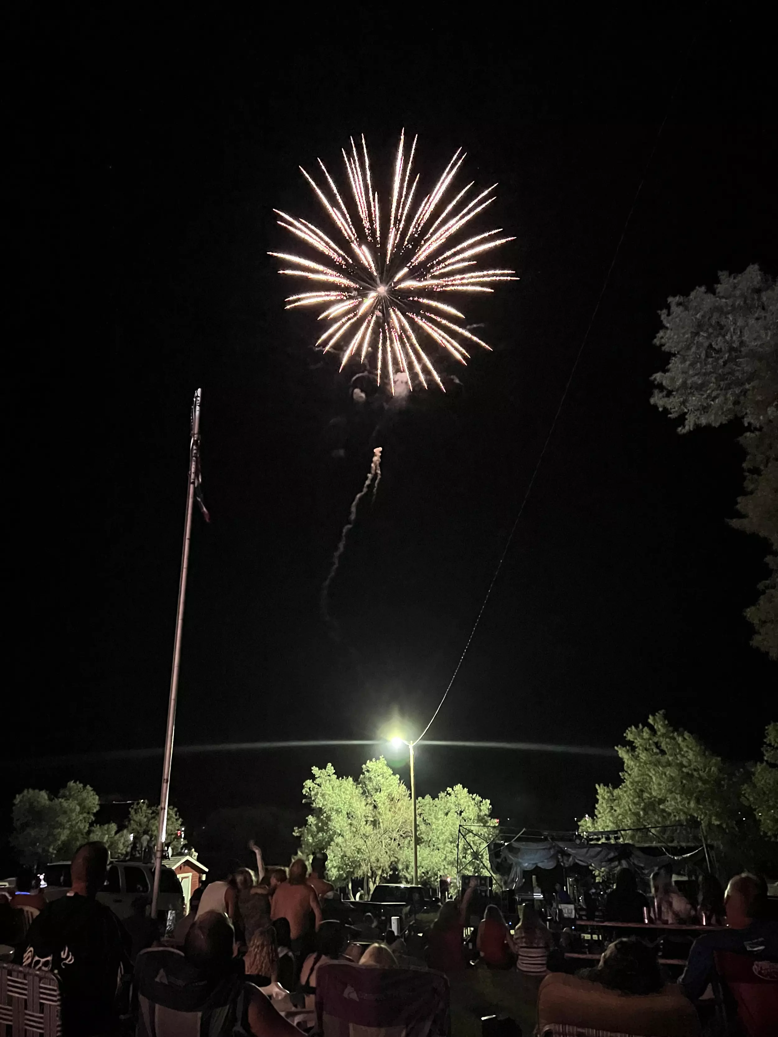 Check out the Firework Show at Alcova Lake