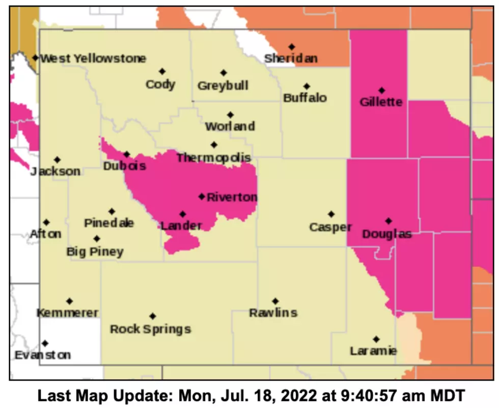 Fremont County, East-Central Wyoming Under Red Flag Warnings Today