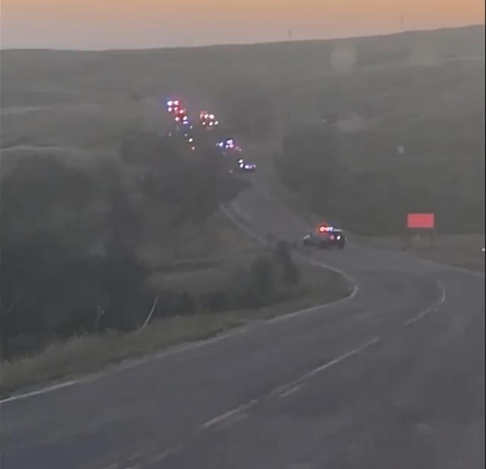 High-Speed Chase Through Casper Ended With Crashed Box Truck