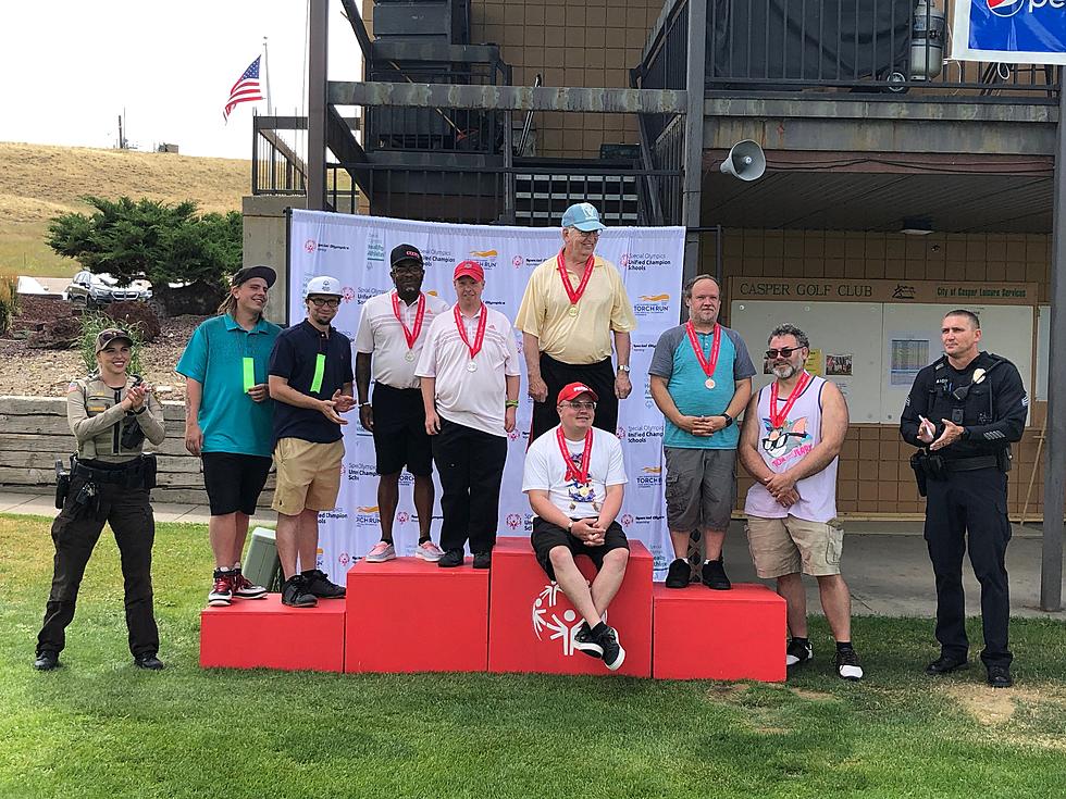 PHOTOS: Casper and Natrona County Officers Present Medals to Special Olympics Athletes