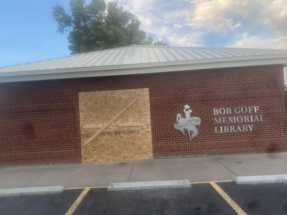 ‘Simple Mishap’ Leads to Vehicle Driving Through Mills Library