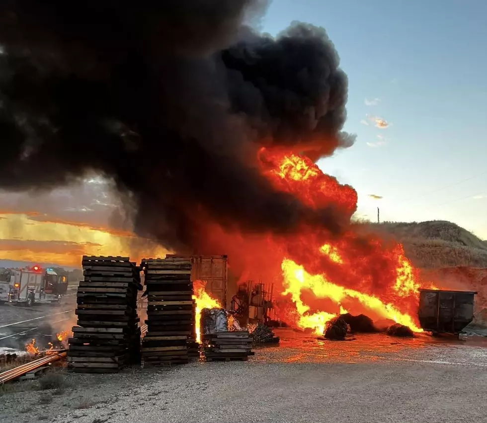 PHOTOS: Black Smoke in Glenrock Caused by Active Fire at Black Hills Lignite Plant