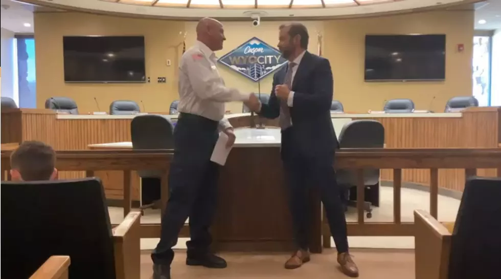 Casper Fire-EMS Chief Sworn in Along With the Promotion of 4 Other