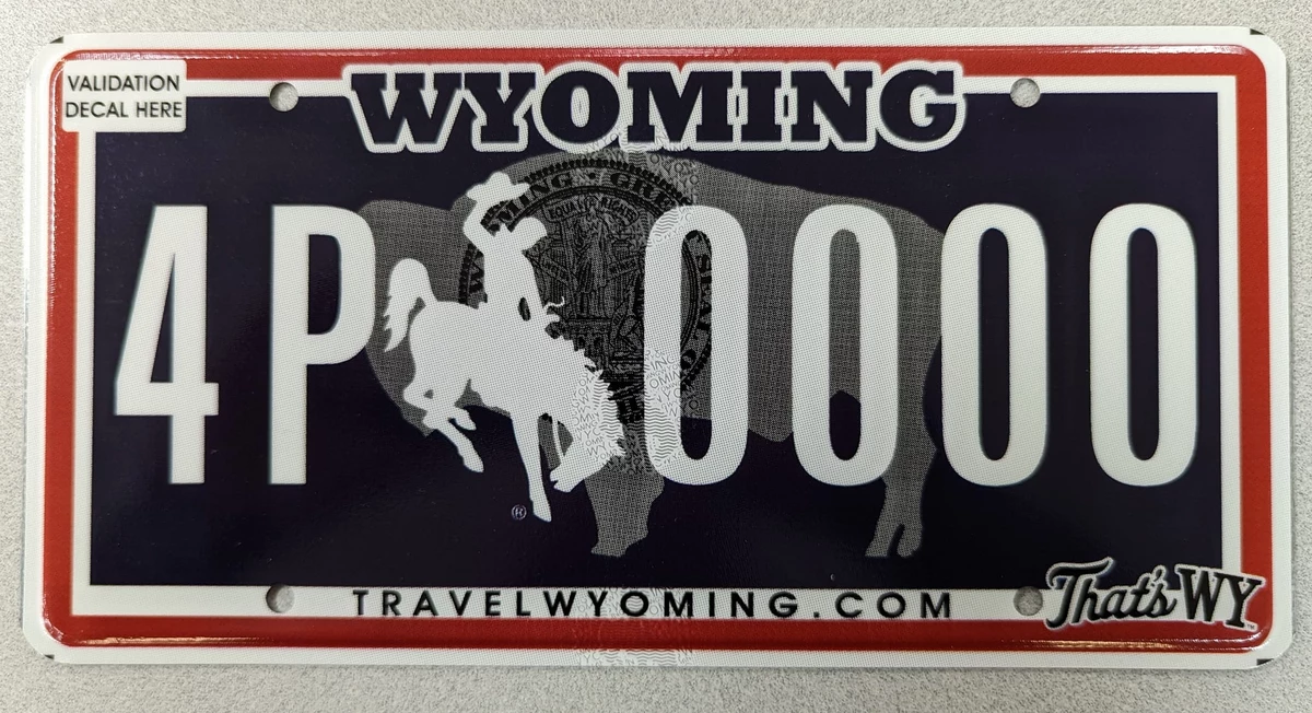 PHOTO New 2025 Wyoming License Plate Design Revealed