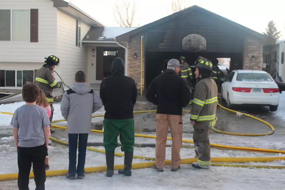 PHOTOS: Garage Fire Displaces Bar Nunn Family