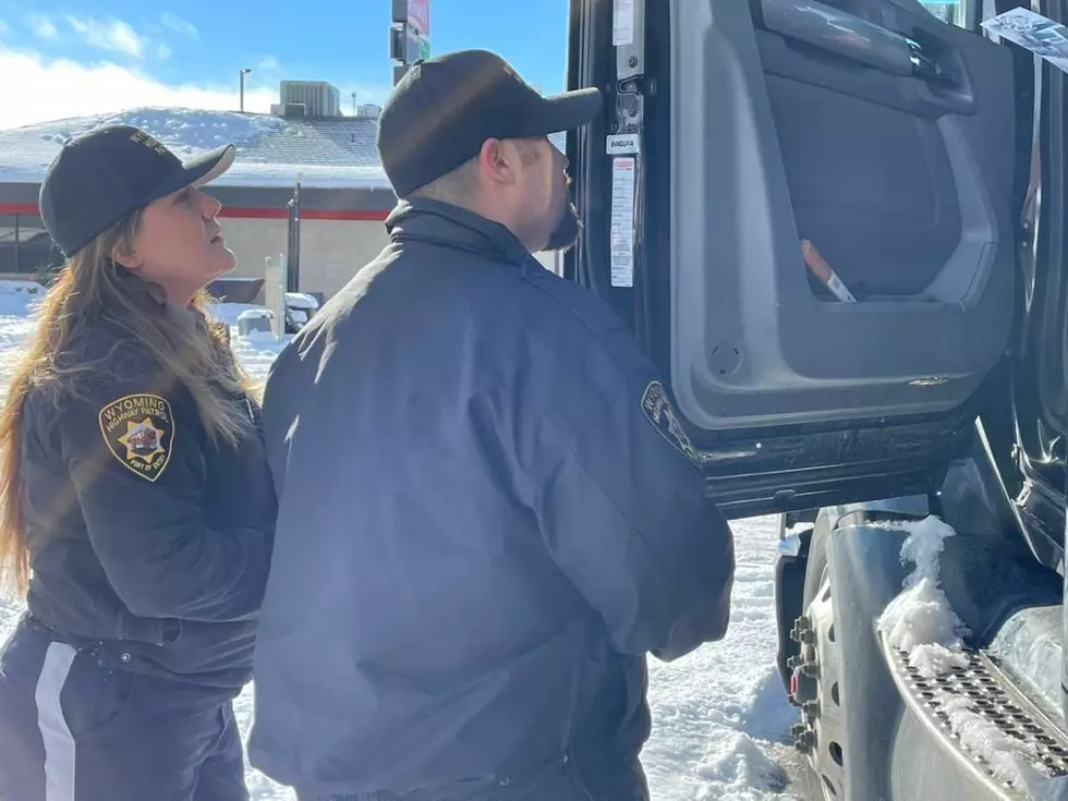 Wyoming Highway Patrol Visits Truckstops to Hand Out Info on Truckers Against Trafficking [PHOTOS]