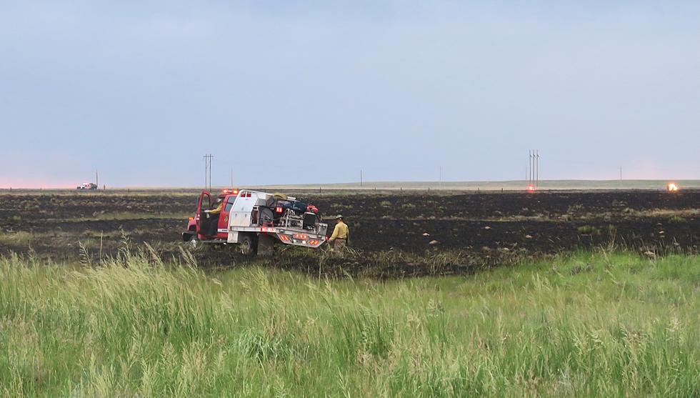 UPDATE: Firefighters Contain Wildland Blaze North of Bar Nunn on Monday