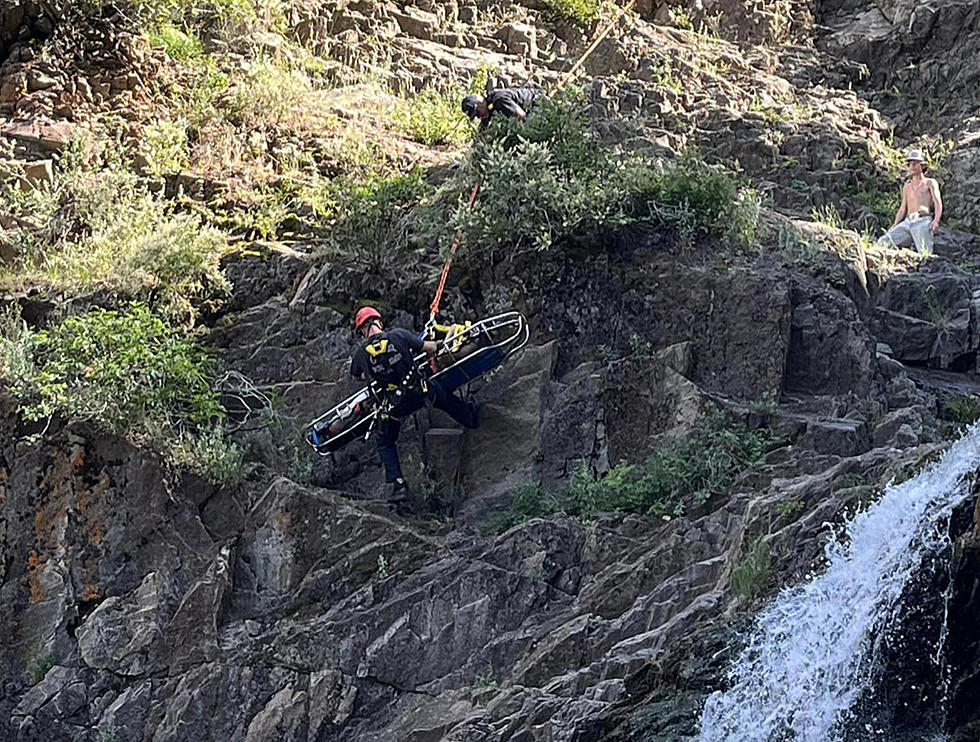 Casper Fire-EMS Rescue 3 Hikers from Garden Falls in Rotary Park